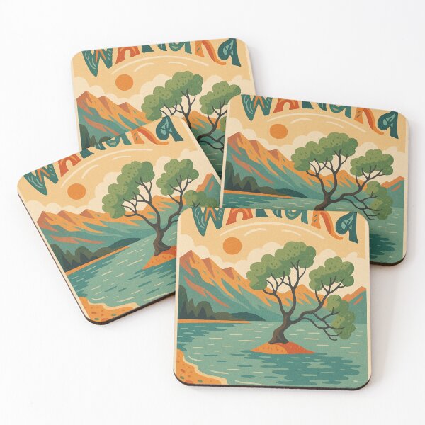 Item preview, Wanaka Tree and Southern Alps in New Zealand designed and sold by Aryabek.