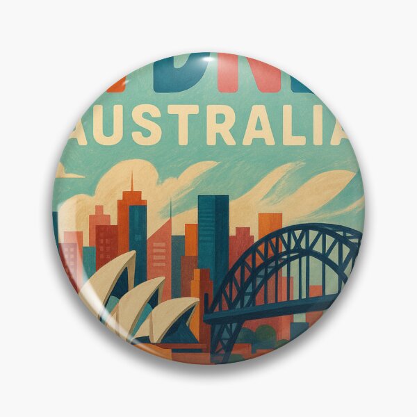 Item preview, Sydney Opera House and Harbour Bridge with City Skyline designed and sold by Aryabek.