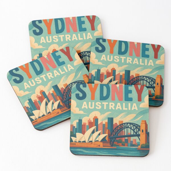 Item preview, Sydney Opera House and Harbour Bridge with City Skyline designed and sold by Aryabek.