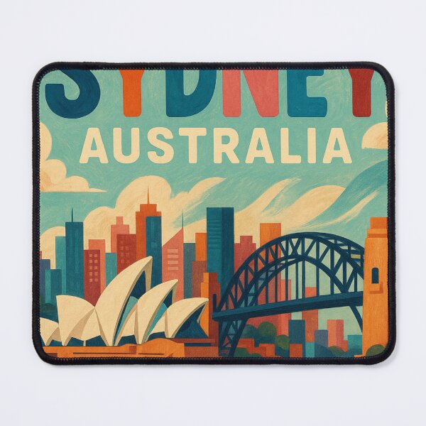 Item preview, Sydney Opera House and Harbour Bridge with City Skyline designed and sold by Aryabek.