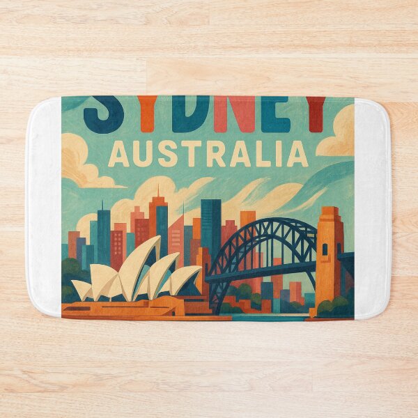 Item preview, Sydney Opera House and Harbour Bridge with City Skyline designed and sold by Aryabek.
