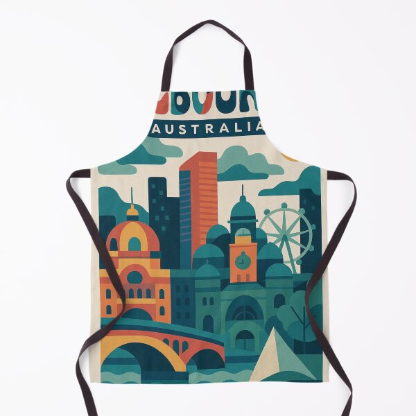Item preview, Melbourne Cityscape with Flinders Street Station and Yarra River designed and sold by Aryabek.