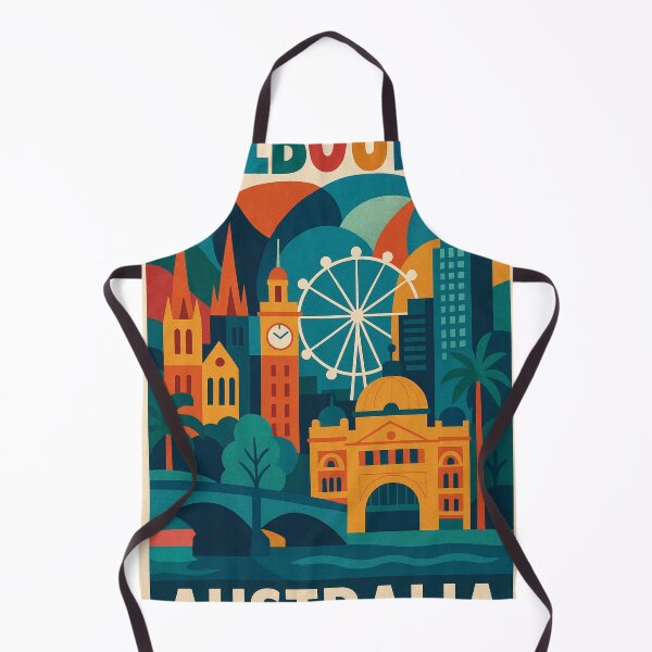 Item preview, Melbourne Skyline with Flinders Street and Melbourne Star designed and sold by Aryabek.