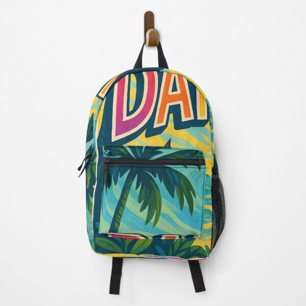 Item preview, Sunset Over Darwin Harbour with Palm Trees and Sailboat designed and sold by Aryabek.