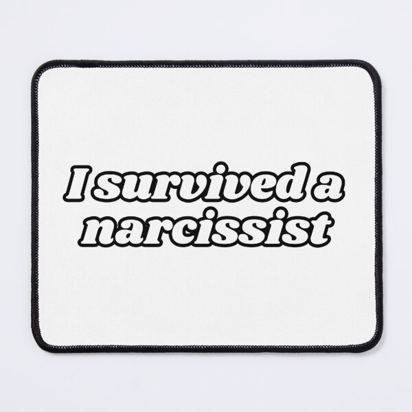 Item preview, I survived a narcissist - Narcissist Survivor Quote Sticker designed and sold by brodidudie.