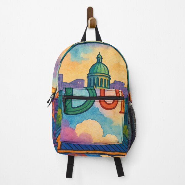 Item preview, Colorful Dublin Skyline with River Liffey and Landmarks designed and sold by Aryabek.