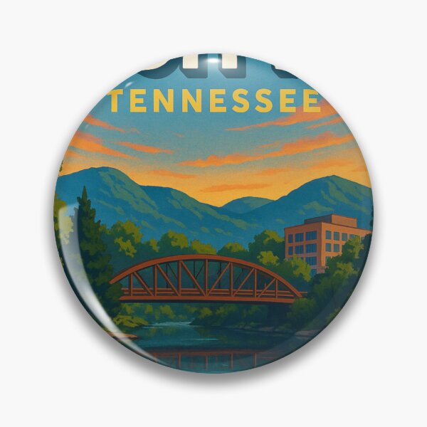 Item preview, Johnson City Waterfall and Mountain Sunset, Tennessee designed and sold by Aryabek.