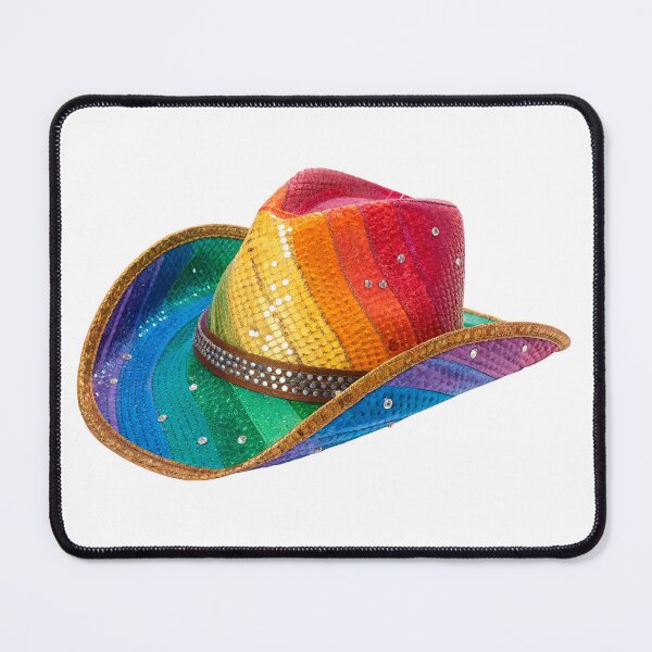 Item preview, rainbow cowboy hat shining designed and sold by elkuni.