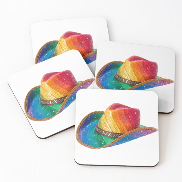 Item preview, rainbow cowboy hat shining  designed and sold by elkuni.