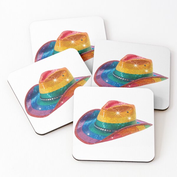 Item preview, rainbow cowboy hat shining  designed and sold by elkuni.