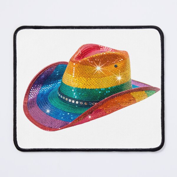 Item preview, rainbow cowboy hat shining designed and sold by elkuni.