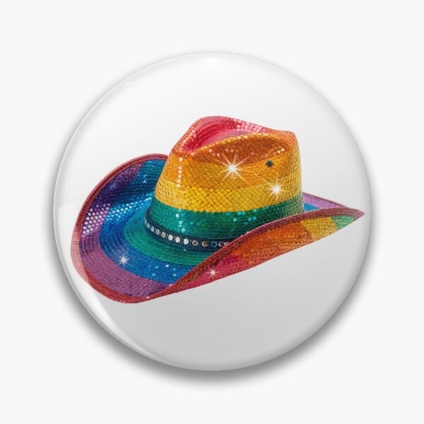 Item preview, rainbow cowboy hat shining  designed and sold by elkuni.