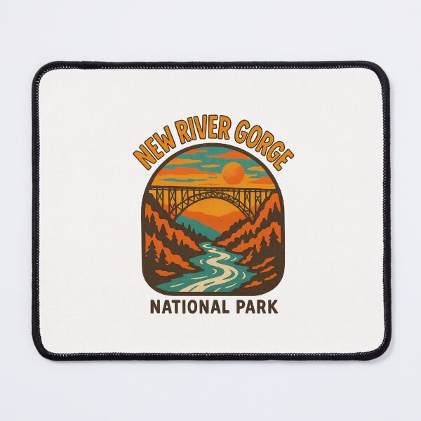 Item preview, New River Gorge Bridge at Sunset in Appalachian Mountains, West Virginia designed and sold by Places On Earth.