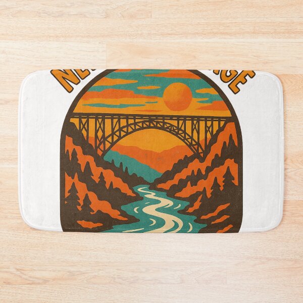 Item preview, New River Gorge Bridge at Sunset in Appalachian Mountains, West Virginia designed and sold by Places On Earth.