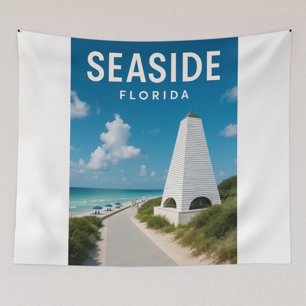 Item preview, Boardwalk and Seaside Pavilion Along the Gulf, Florida designed and sold by Places On Earth.