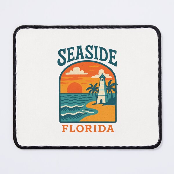 Item preview, Seaside Florida Lighthouse and Sunset Beach Scene designed and sold by Places On Earth.