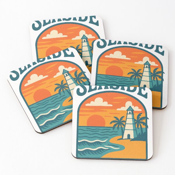 Item preview, Seaside Florida Lighthouse and Sunset Beach Scene designed and sold by Places On Earth.