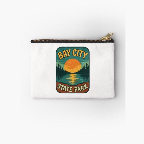 Item preview, Sunset Over Lake at Bay City State Park, Michigan designed and sold by Places On Earth.