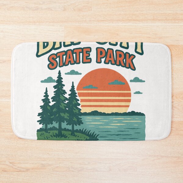 Item preview, Bay City State Park Sunset with Trees and Lake View, Michigan designed and sold by Places On Earth.