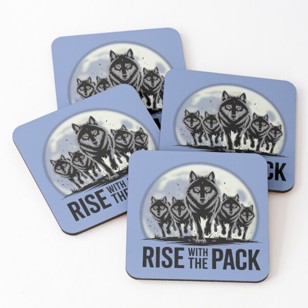 Item preview, Strength in Numbers,  Rise with the Pack Wolf Design designed and sold by Bliss Find And Design.