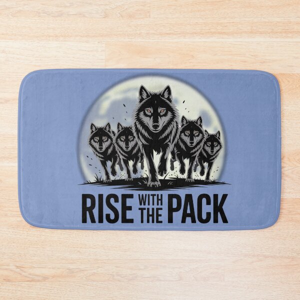 Item preview, Strength in Numbers,  Rise with the Pack Wolf Design designed and sold by Bliss Find And Design.