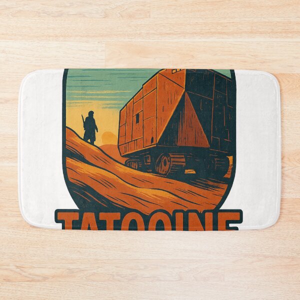 Item preview, Tatooine National Park with Sandcrawler and Twin Suns designed and sold by Places On Earth.