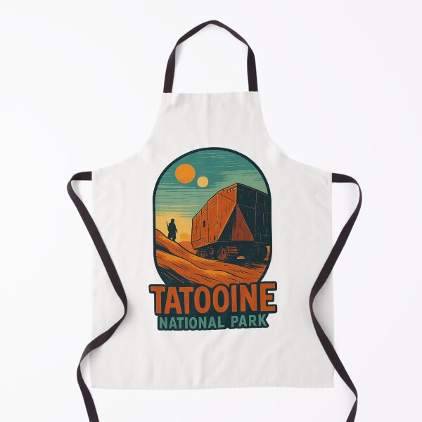 Item preview, Tatooine National Park with Sandcrawler and Twin Suns designed and sold by Places On Earth.