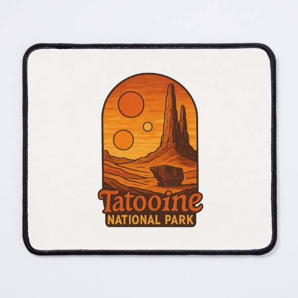 Item preview, Tatooine National Park with Spires and Three Suns designed and sold by Places On Earth.