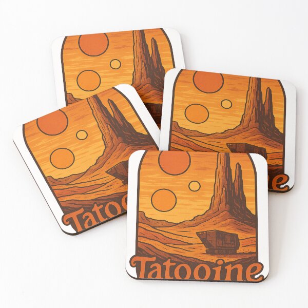Item preview, Tatooine National Park with Spires and Three Suns designed and sold by Places On Earth.