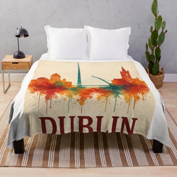 Item preview, Dublin City Skyline with River Liffey and Spire designed and sold by Places On Earth.