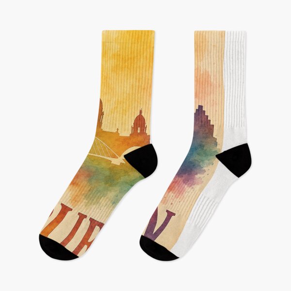 Item preview, Dublin Ireland Skyline with Historic and Modern Icons designed and sold by Places On Earth.