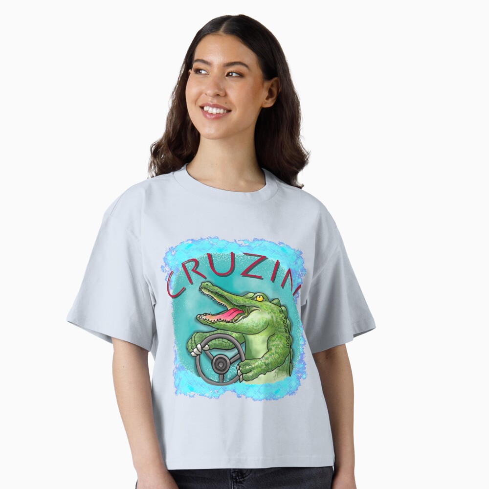 Alligator Driving Car tshirt