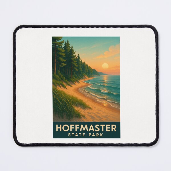Item preview, Hoffmaster State Park Beach and Pine Forest, Michigan designed and sold by Places On Earth.