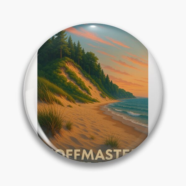 Item preview, Hoffmaster State Park Sand Dunes and Sunset Sky designed and sold by Places On Earth.