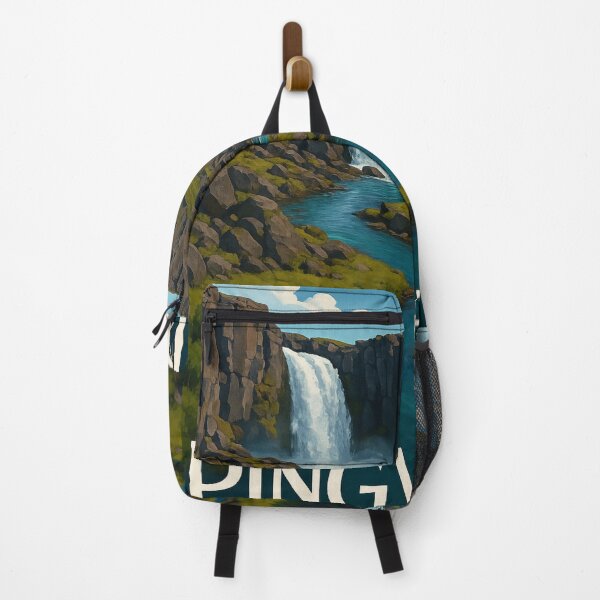 Item preview, Þingvellir National Park with River and Waterfalls, Iceland designed and sold by Places On Earth.