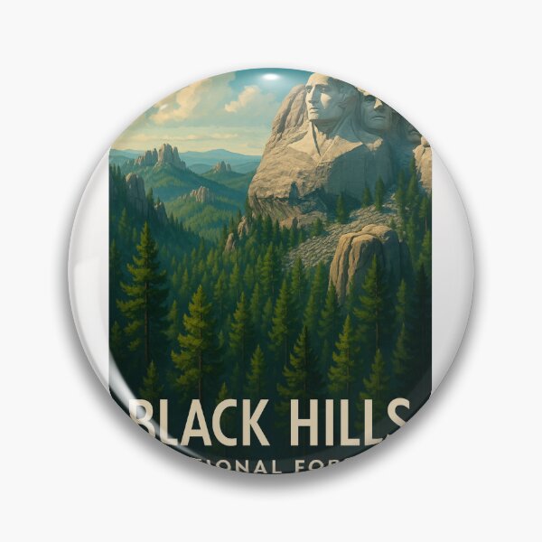 Artikelvorschau, Mount Rushmore und Black Hills National Forest, South Dakota entworfen und verkauft von Places On Earth.