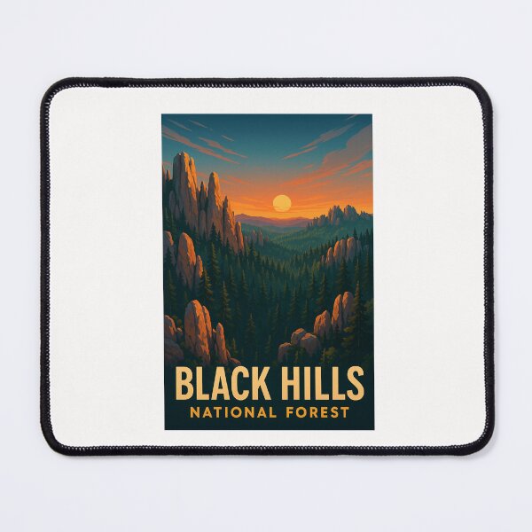 Item preview, Sunset in Black Hills National Forest, South Dakota designed and sold by Places On Earth.