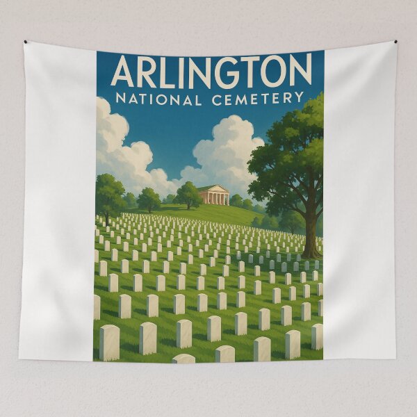Item preview, Arlington National Cemetery and Arlington House, Virginia designed and sold by Places On Earth.