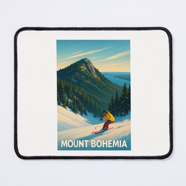 Item preview,  Skiing at Mount Bohemia, Upper Peninsula Michigan designed and sold by Places On Earth.