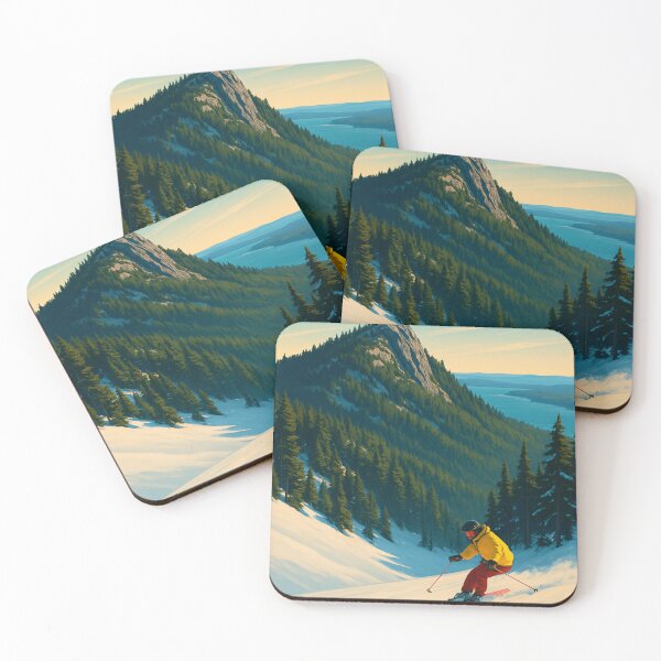 Item preview,  Skiing at Mount Bohemia, Upper Peninsula Michigan designed and sold by Places On Earth.