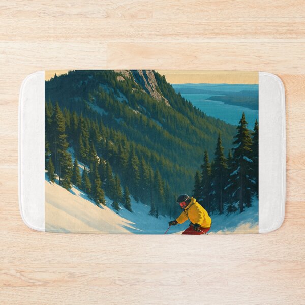 Item preview,  Skiing at Mount Bohemia, Upper Peninsula Michigan designed and sold by Places On Earth.