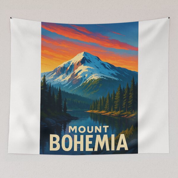 Item preview, Mount Bohemia Sunset and Lake Superior, Michigan designed and sold by Places On Earth.