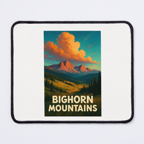 Item preview, Bighorn Mountains with Sunset Cloudscape, Wyoming designed and sold by Places On Earth.