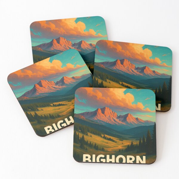 Item preview, Bighorn Mountains with Sunset Cloudscape, Wyoming designed and sold by Places On Earth.