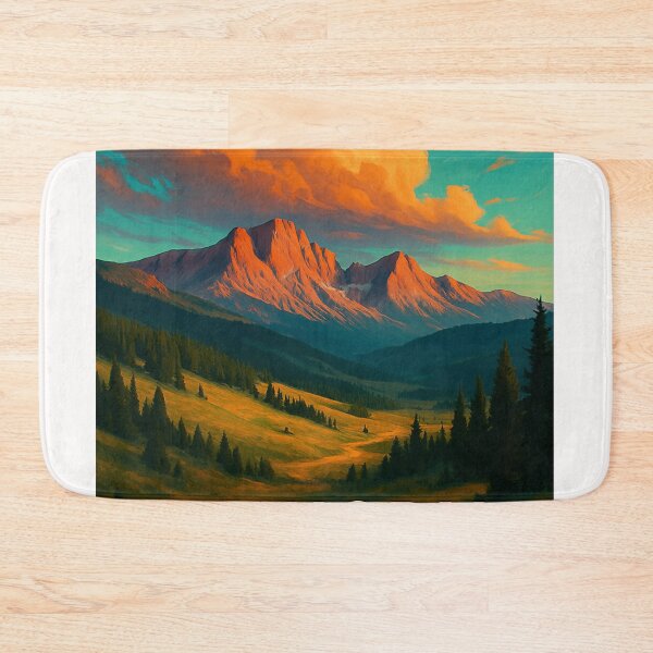 Item preview, Bighorn Mountains with Sunset Cloudscape, Wyoming designed and sold by Places On Earth.