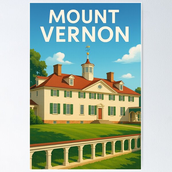 Item preview, Mount Vernon Estate and Gardens, Virginia designed and sold by Places On Earth.