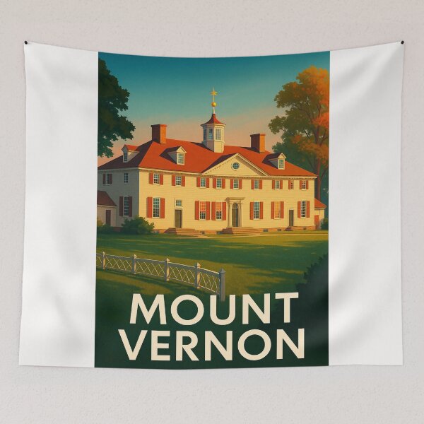 Item preview, Mount Vernon in Autumn Light, Virginia designed and sold by Places On Earth.