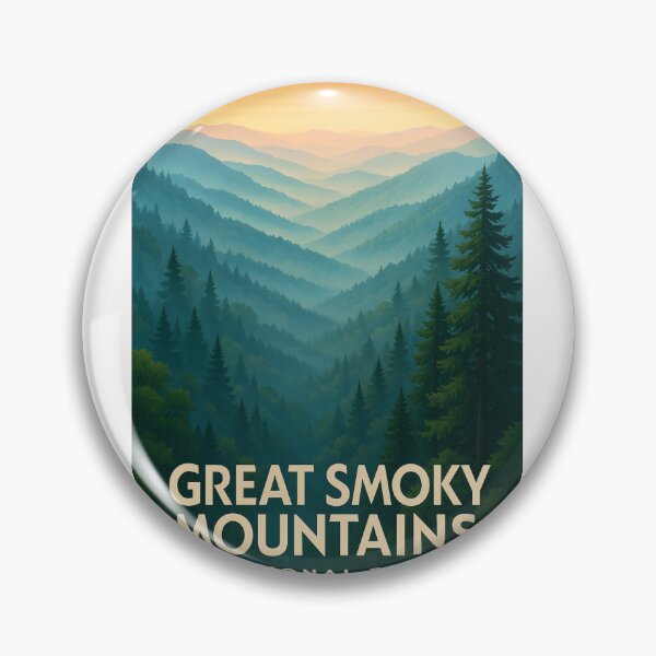 Item preview, Sunrise Layers in Great Smoky Mountains National Park designed and sold by Places On Earth.