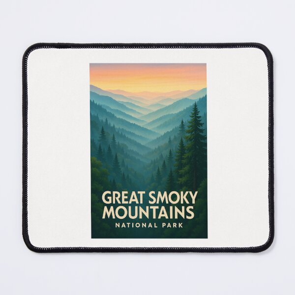 Item preview, Sunrise Layers in Great Smoky Mountains National Park designed and sold by Places On Earth.
