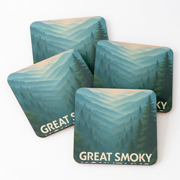 Item preview, Sunrise Layers in Great Smoky Mountains National Park designed and sold by Places On Earth.